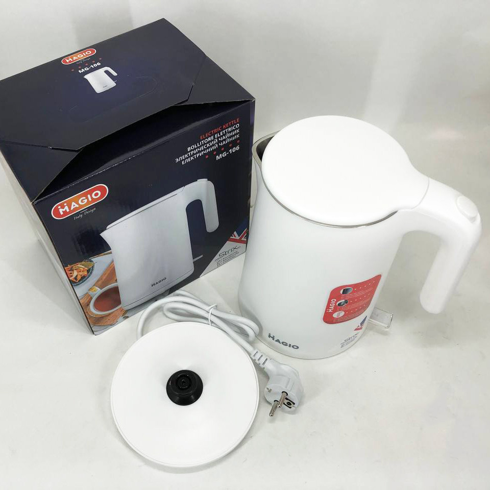 Чайник красивый электрический, Хороший электронный чайник, Электрочайник нержавейка VX-86 Львов - изображение 3