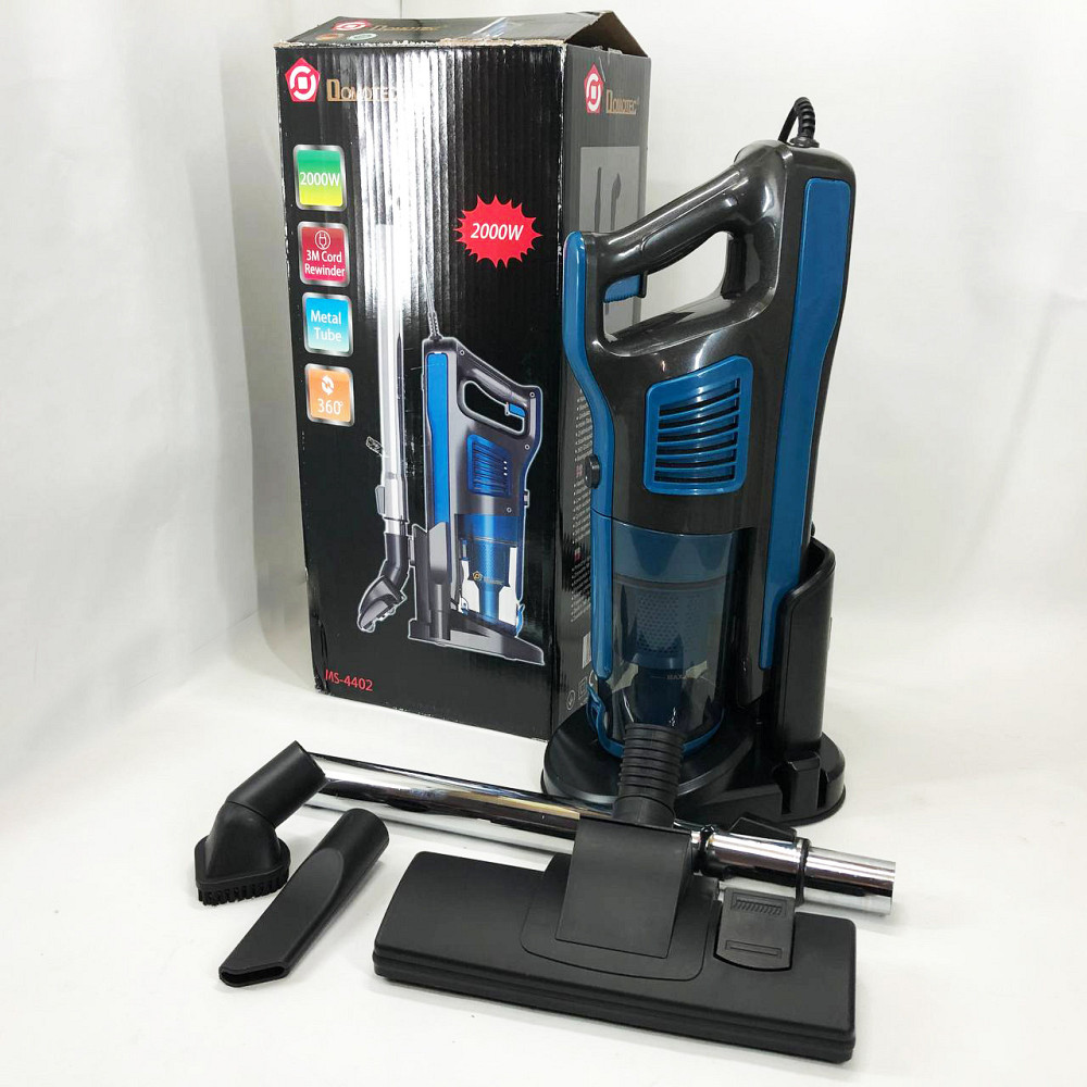 Надежный контейнерный пылесос Domotec MS-4402 220 V, Ручной колбовой пылесос, Ручной пылесос KQ-199 без мешка Киев - изображение 3