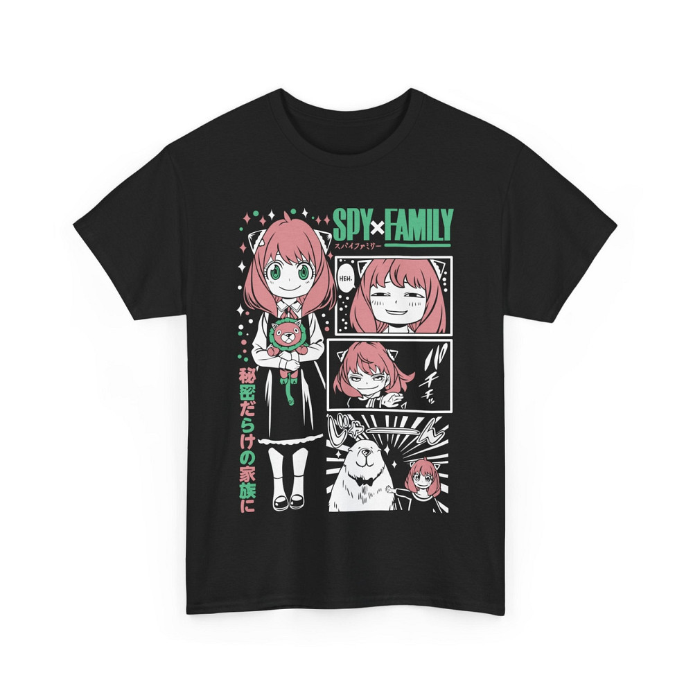 Футболка аниме Шпион и семья оверсайз (S/M/L) Черний AnimeJ0339 Днепр - изображение 4