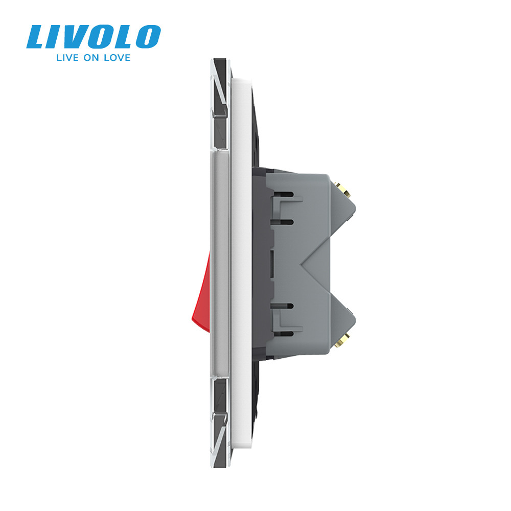 LIVOLO Майстер вимикач 20 ампер Livolo білий (VL-C7KMKV20A-2WP) Коломыя - изображение 6