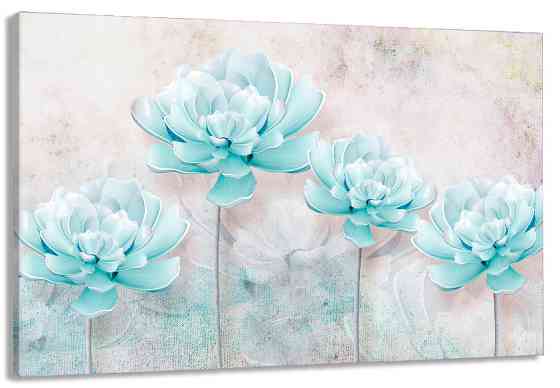 Картина полотно у вітальню / спальню    Квіти  MLP_275 ( 60х30см ) 80x120 см Київ