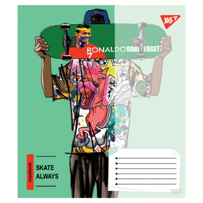 Зошит Yes Skate is always А5 60 аркушів лінія (767816) Вінниця - фото 4