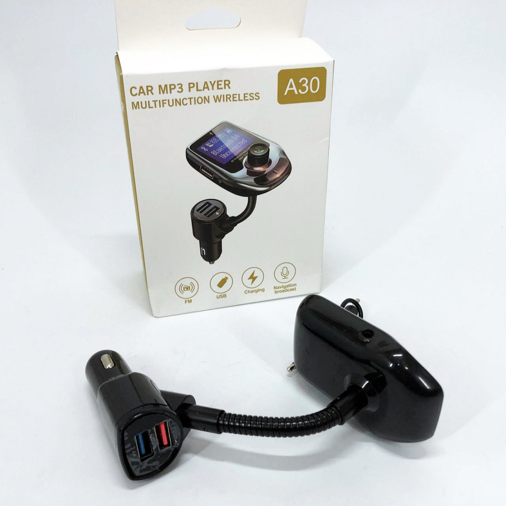 Адаптер в прикурювач для музики, Fm-модулятор з можливістю регулювання частоти, Fm трансмітер в машину KF-42 Івано-Франківськ - фото 9