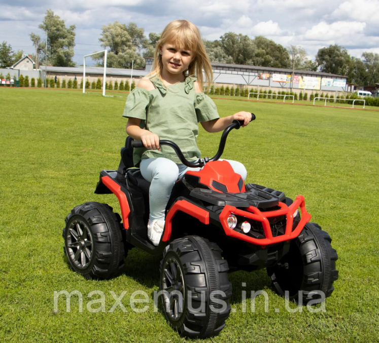 Електроквадроцикл дитячий на акумуляторі HM-1288 електричний квадроцикл для дітей червоний Мостиська - фото 9