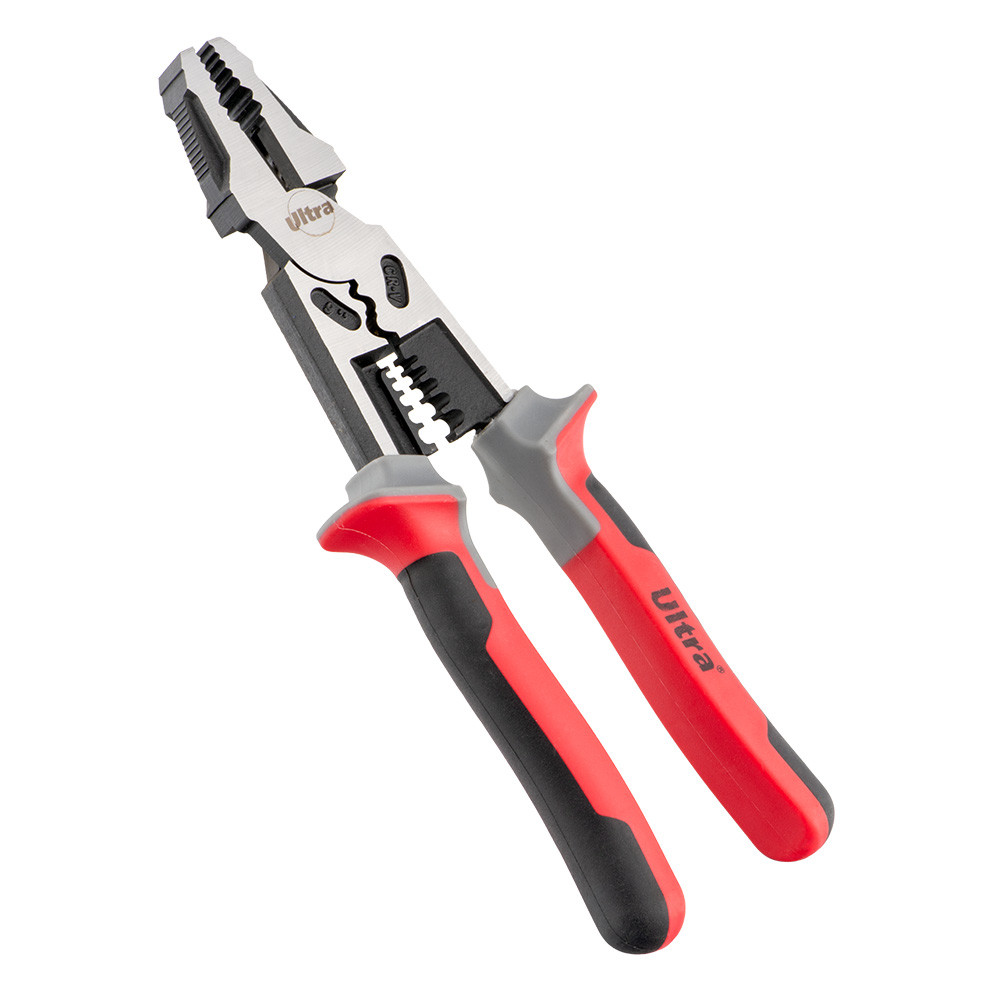 Ultra Плоскогубцы многофункциональные со съемником изоляции 225мм AWG 8, 10, 12, 14, 16 (1.28-3 Коломия - фото 1