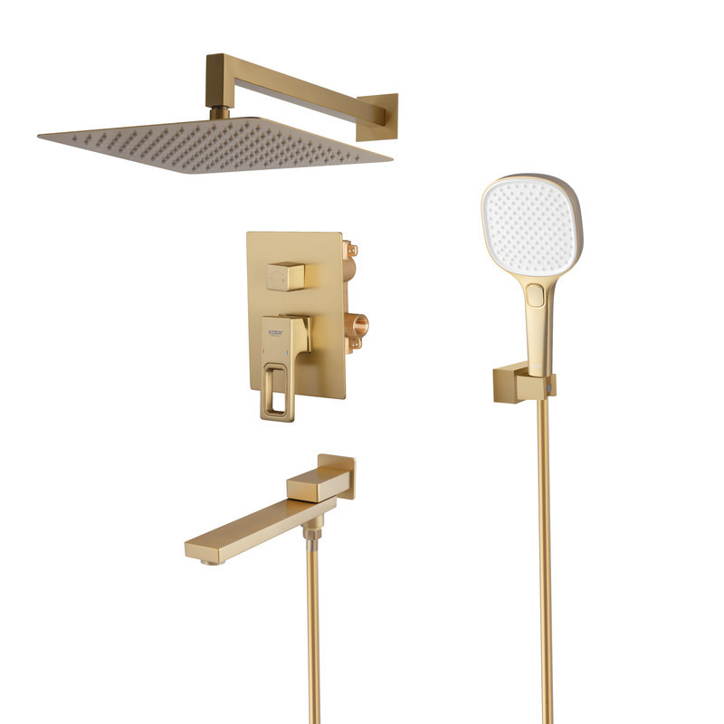 Душова система вбудована KOER KB-66009-12 3 функціі (Колір матове золото) (KR5992)   ( 29352 ) Харьков - изображение 7