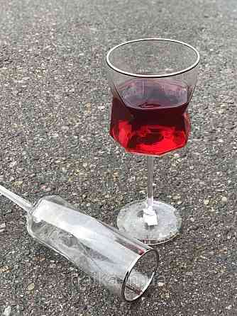 Келих "Прозора Геометрія" 350 мл OLGS1002 прозорий скло незвичайна форма Київ