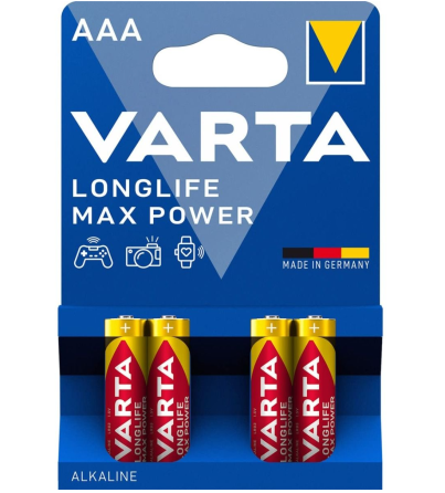 Батарейка Varta MAX POWER LR3/AAA/ ALKALINE 4шт Дніпро