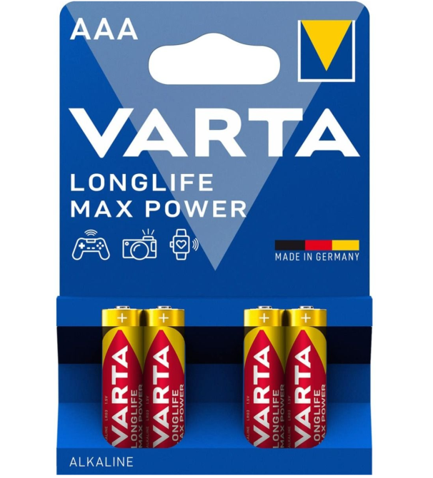 Батарейка Varta MAX POWER LR3/AAA/ ALKALINE 4шт Дніпро - фото 1