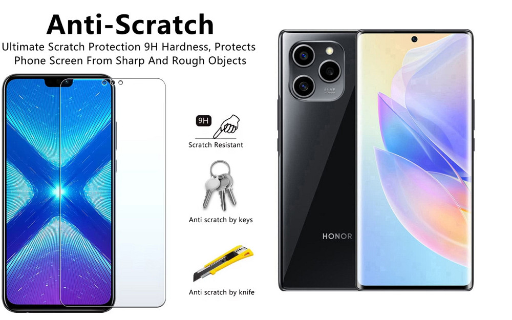 Защитное стекло NeoGlass для Honor 60 SE – ультрапрозрачное и устойчивое Киев - изображение 1