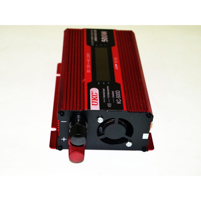 Інверторний блок живлення 500W KC-500D +LCD 12V Автомобільний інвертор 500W KC-500D Інверторний блок живлення Одеса - фото 3