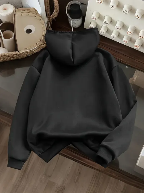 Худі жіноче, світшот чорний, модна толстовка 2700265406 розмір 42 Дніпро - фото 2