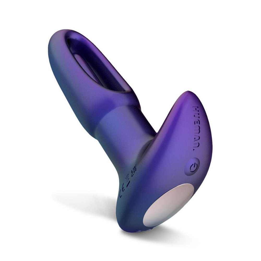 Анальна пробка з віброязичком Hueman - Voyager Butt Plug With Tapping Sex Aura Київ - фото 4