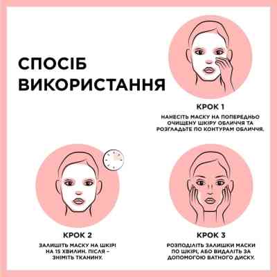 Маска для лица Garnier Skin Naturals Тканевая Питание-Бомба 28 г (3600542319751) Винница