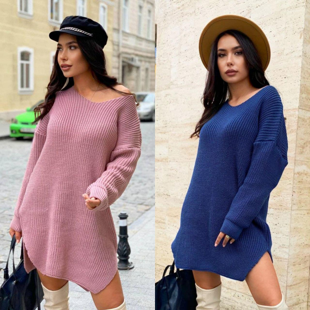 Жіноча стильна в'язана сукня-туніка оверсайз. 42-48р Київ - фото 3