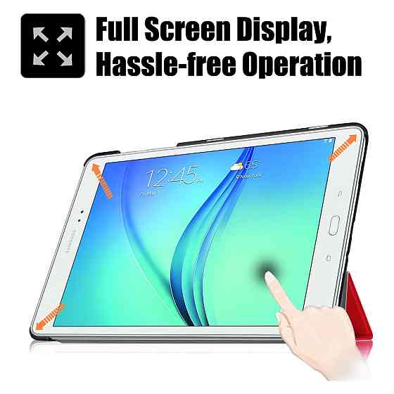Чохол Fintie для Samsung Galaxy Tab A 9.7 T550 T555 тонкий зі підставкою автопробудження магнітний червоний Київ