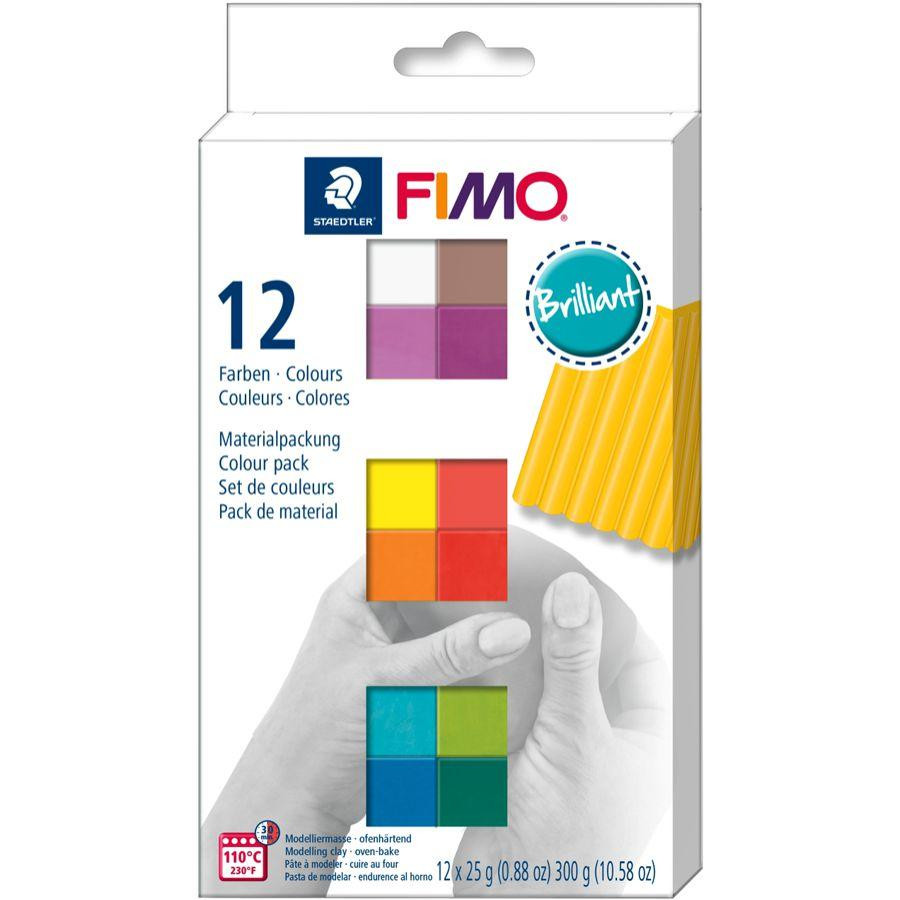Набор пластики “Brilliant Colours” 12х25г Fimo Киев - изображение 1