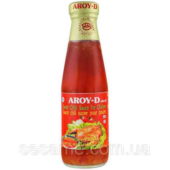 Соус гостро-солодкий для курки Aroy-D 250г Харків