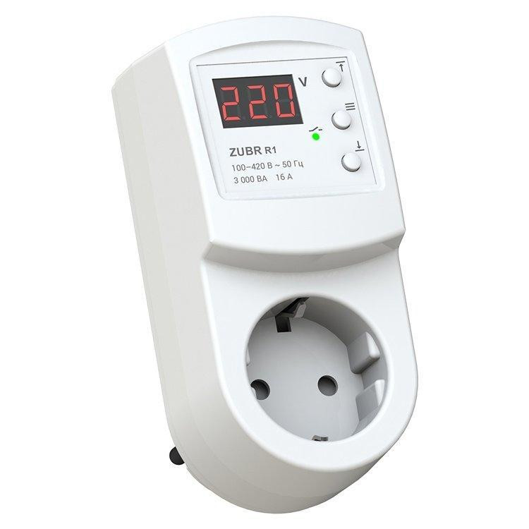 Реле напряжения 16А в розетку ZUBR Харьков - изображение 1