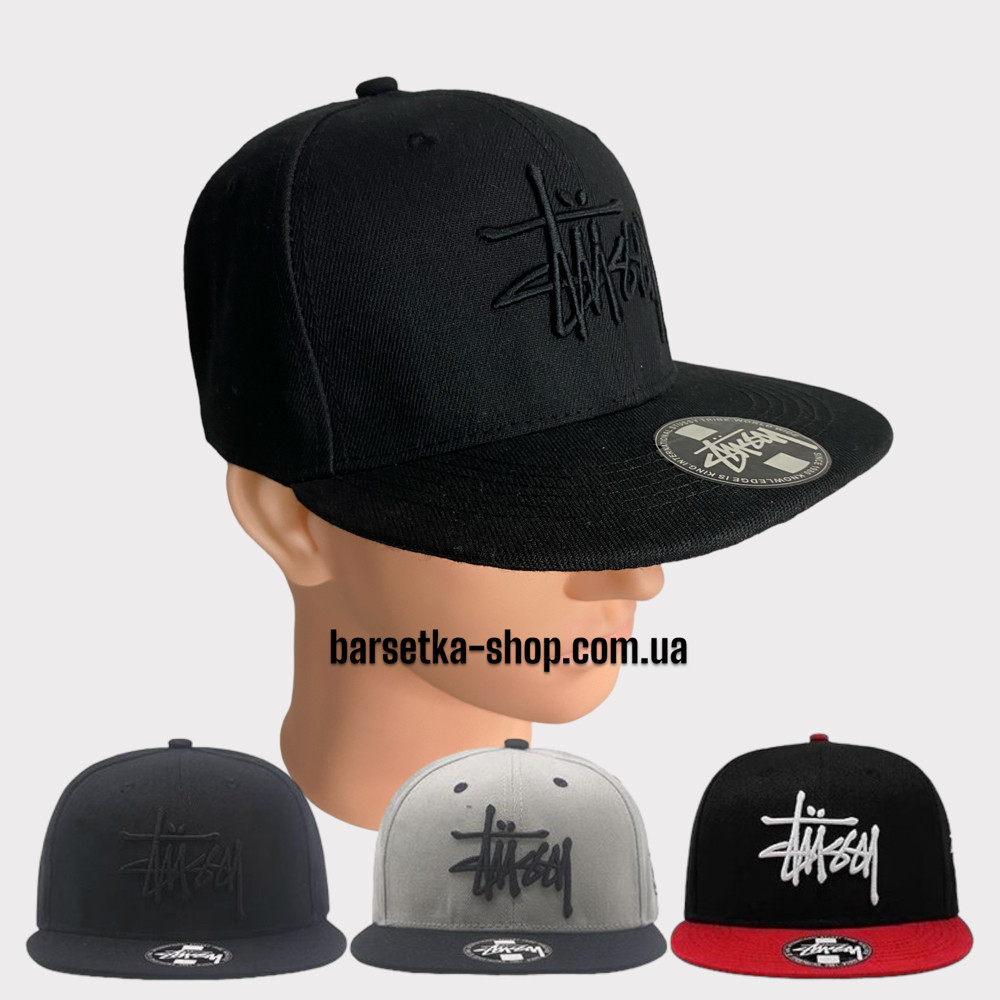 Кепка Stussy черный 52-59(р) Запорожье - изображение 1