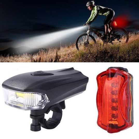 Ліхтар велосипедний зі стопом BL-508 COB Харків - фото 2