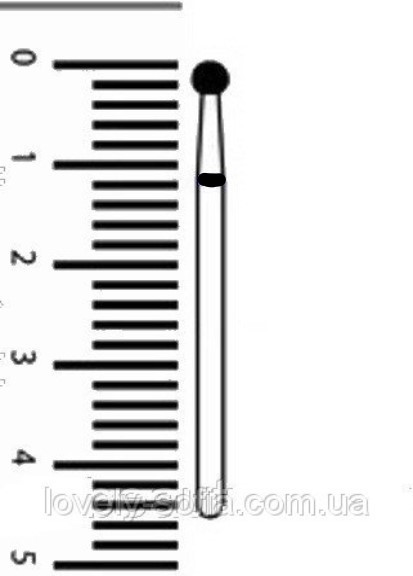 Насадка на фрезер алмазна мала сферична кулька Київ - фото 1