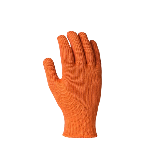 Рукавички 794 трикотаж з малюнком ПВХ клас 7 помаранчевий Standart ДКГ Житомир