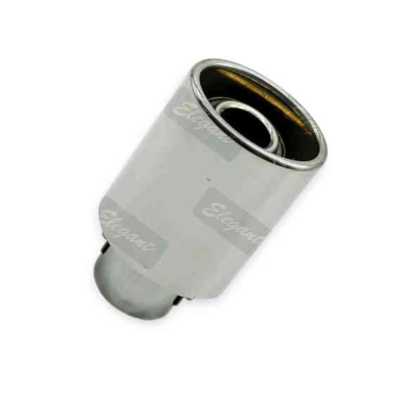 Насадка на глушник хром d 51мм, l 145мм, зовнішні 66х84мм (0084) Мукачево