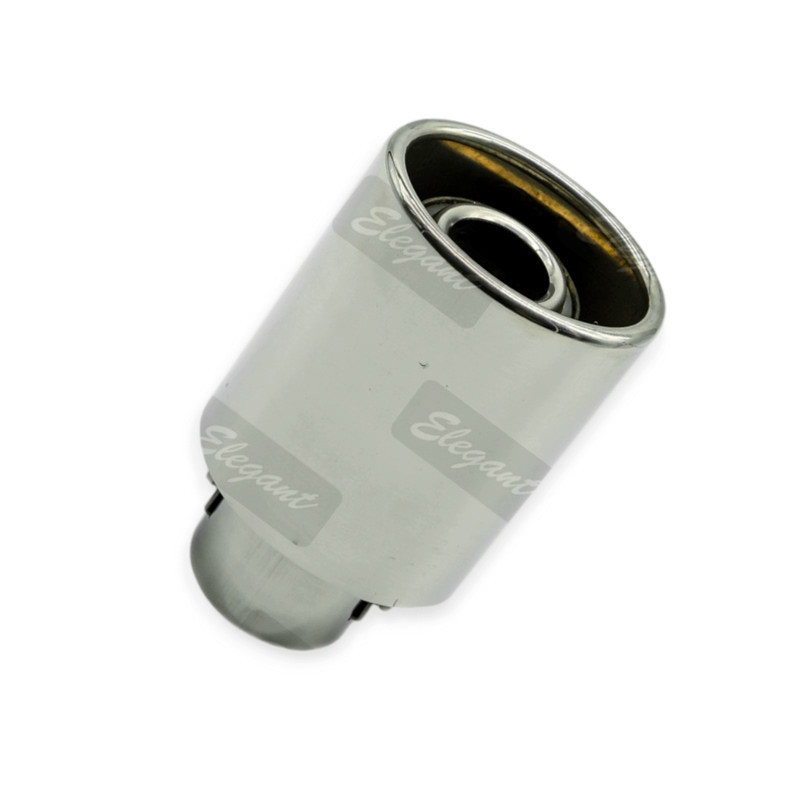 Насадка на глушитель хром d 51мм, l 145мм, внешн 66х84мм (0084) Мукачево - изображение 2