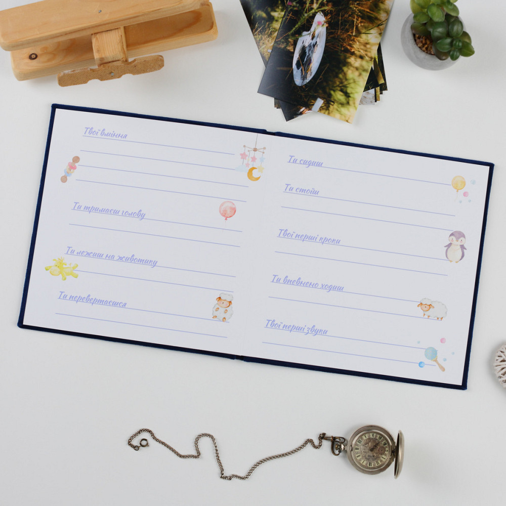 Дитяча метрика у велюровій синій обкладинці Тернополь - изображение 10