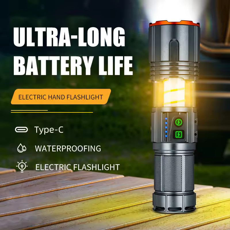 Ручний ліхтар YEMAO YM-G520, 2500LM, TG LED, 1*40700 акум, TYPE-C Дніпро - фото 5