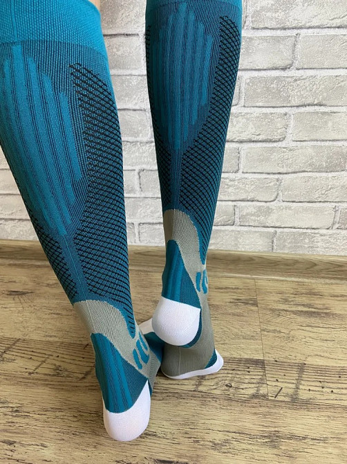 Гетри футбольні ігрові, тренувальні, спортивні, унісекс, (EU 34-38) розмір S, колір зелений Кам'янець-Подільський - фото 3