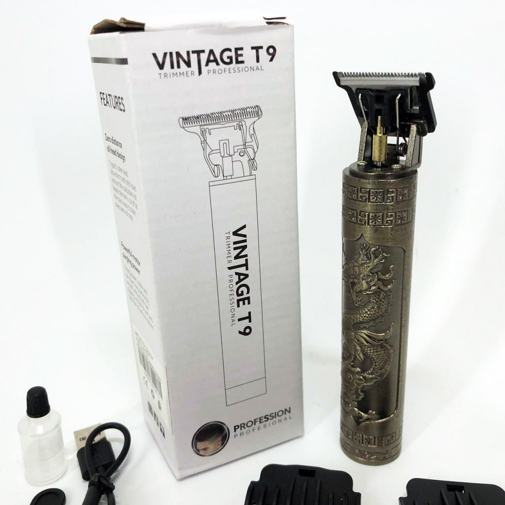 Малошумная машинка для стрижки волос Vintage, Многофункциональный триммер для стрижки волос и тела BG-59 Львов - изображение 4