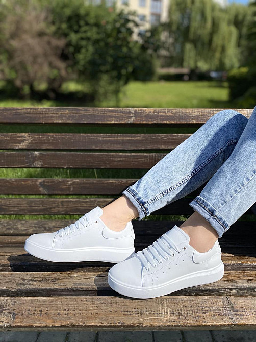 Ditas Кеди жіночі DITAS 128 білі (весна-осінь, шкіра натуральна) (2702) 36-40 Коломия - фото 7