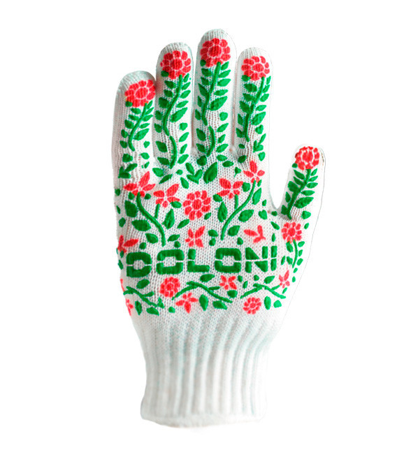 Doloni рукавички робочі захисні трикотажні з ПВХ малюнком, розмір 9, Садові 620 Рівне - фото 1