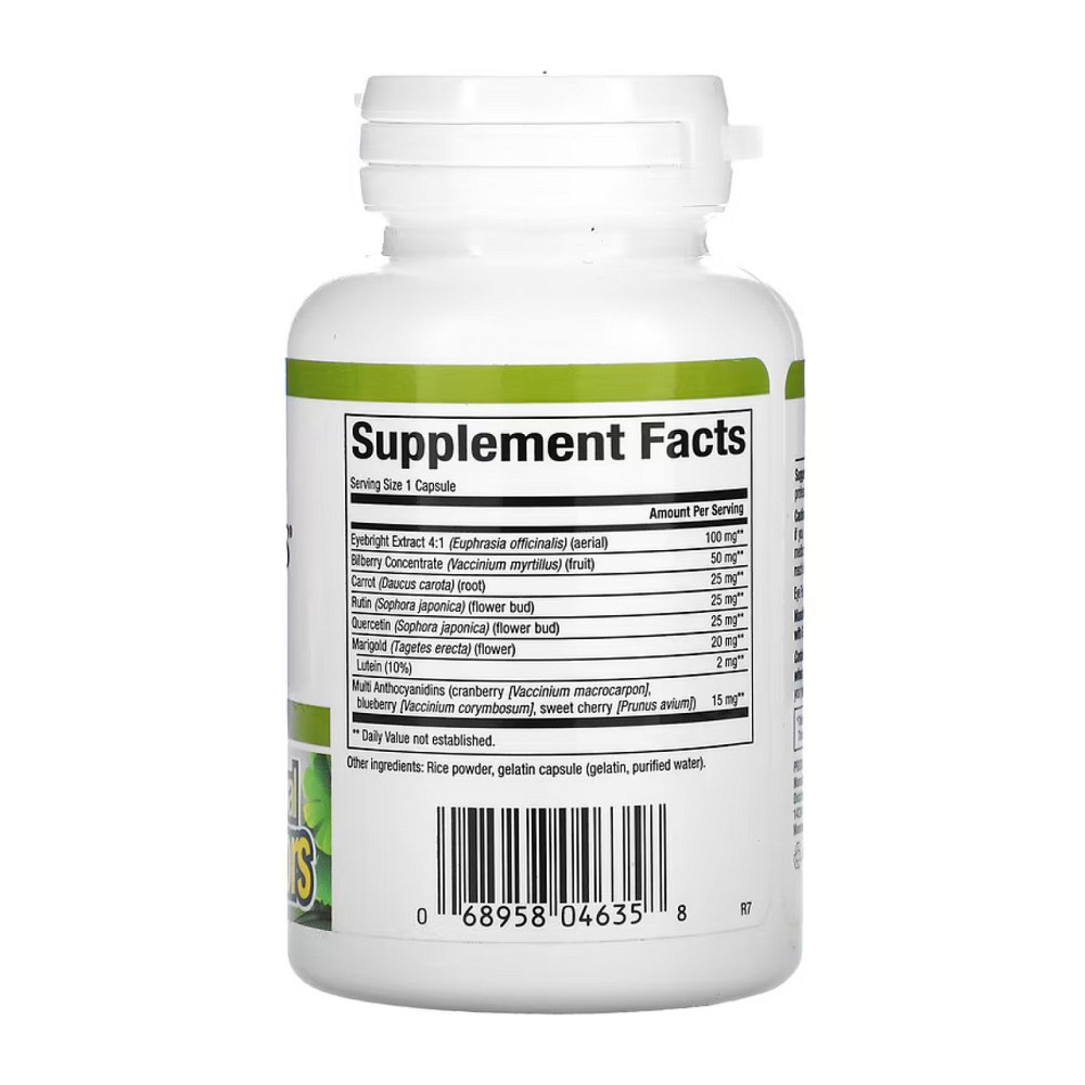 Для здоров'я очей Natural Factors Eye Factors 90 капс Київ - фото 2