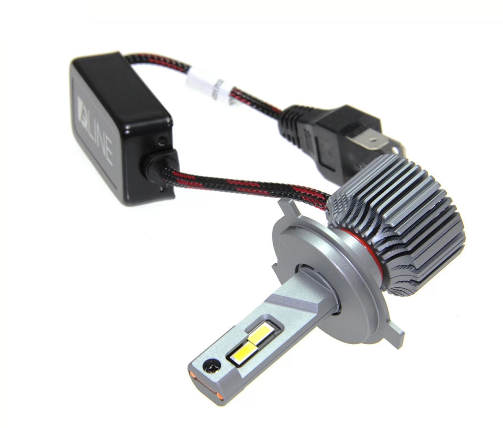 Комплект светодиодных ламп QLine Ultra +200% H4 55W 6000K 24V (2 шт) Харьков - изображение 5