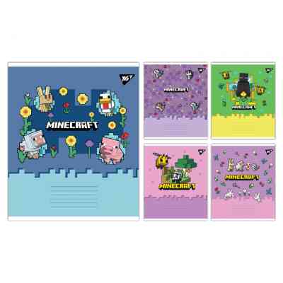 Тетрадь Yes Minecraft Spring А5 24 листа клетка (767595) Винница