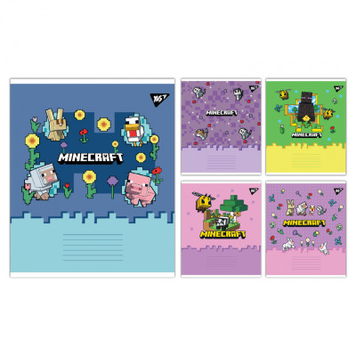 Зошит Yes Minecraft Spring А5 24 аркушів клітинка (767595) Вінниця - фото 1