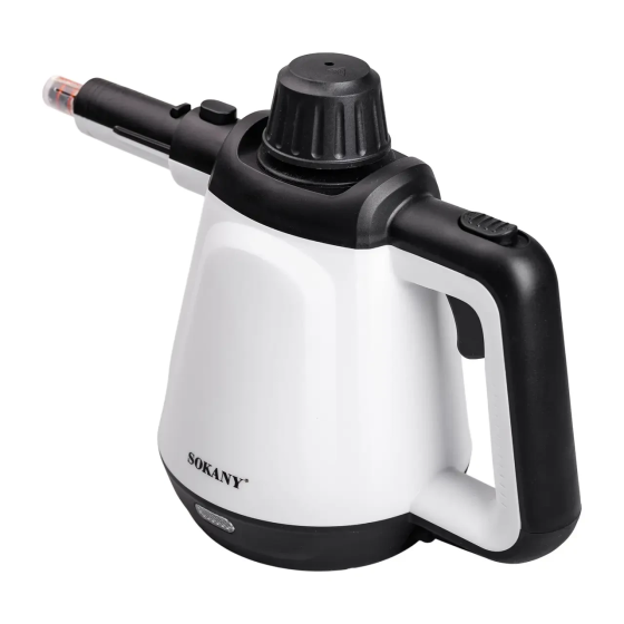 Пароочисник ручний Sokany 1200 Вт з насадками, відпарювач для кухні, меблів та ванної, парове чищення Київ