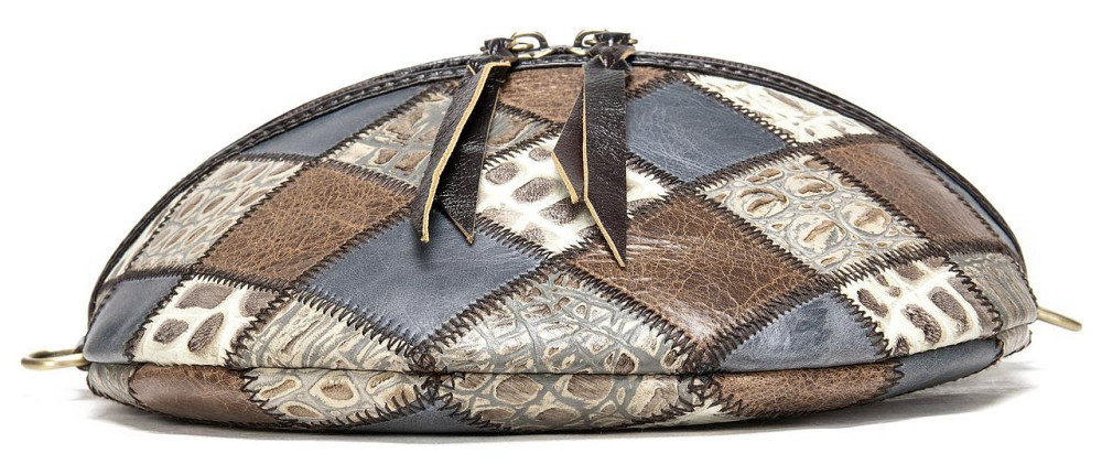 Жіноча поясна шкіряна сумка 20342 Vintage Різнокольорова Київ - фото 2