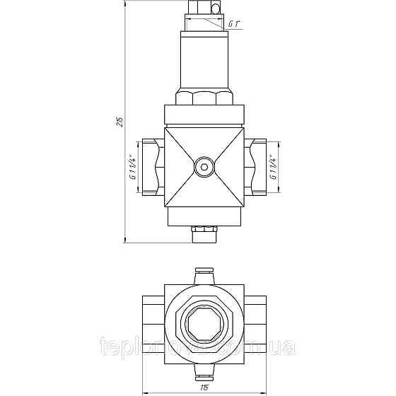 Редуктор ITAP 1 1/4″ RINOX 143 Черновцы
