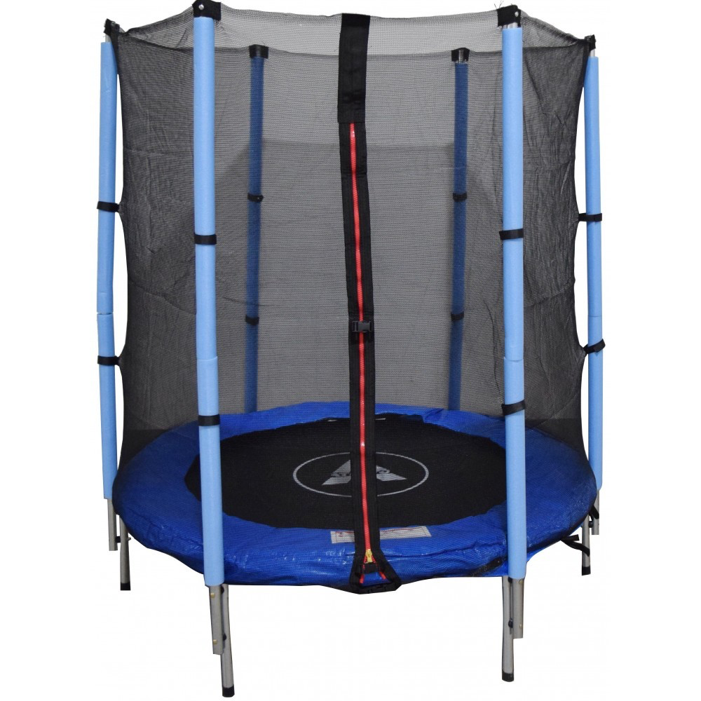 Батут спортивний ігровий 140 см Atleto з захисною сіткою Київ - фото 11