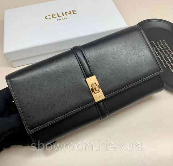 Женский брендовый коешелек Celine (924) black Киев