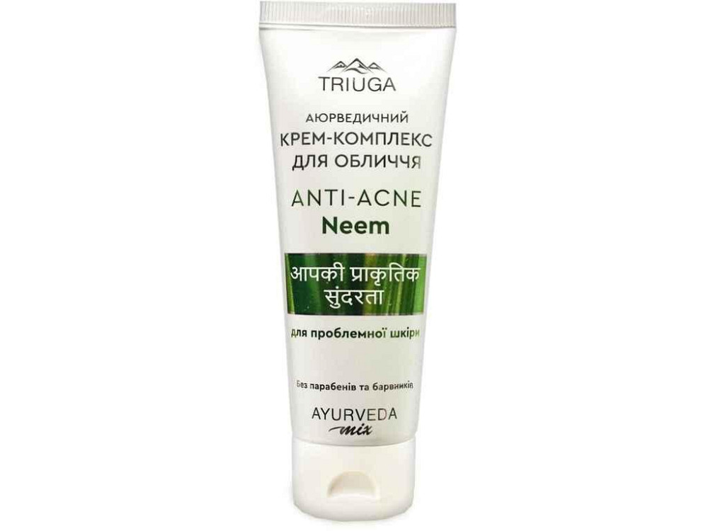 Крем комплекс для обличчя Anti-Acne Neem для проблемної шкіри 75мл ТМ Triuga Київ - фото 1