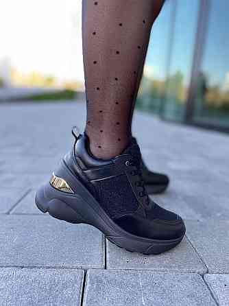 Stilli Снікерси жіночі STILLI 120-1 чорні (весна-осінь, еко-шкіра) (4702) 36р.37р.39р. 39 Коломыя