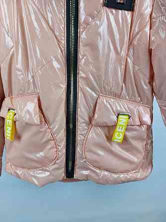 Демисезонная розовая куртка для девочек 8,9,10 лет Николаев