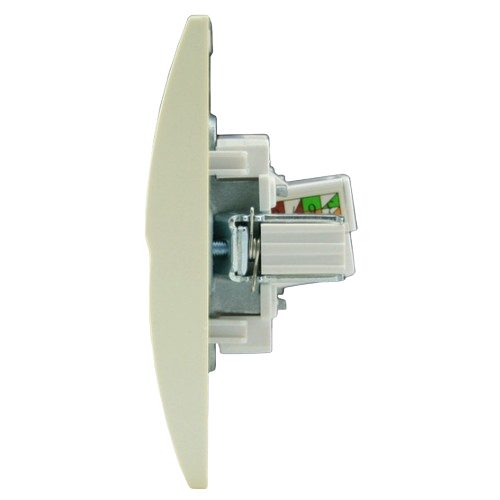 DERIY білий Розетка внутрішня комп'ютерна Лезард Житомир - фото 3