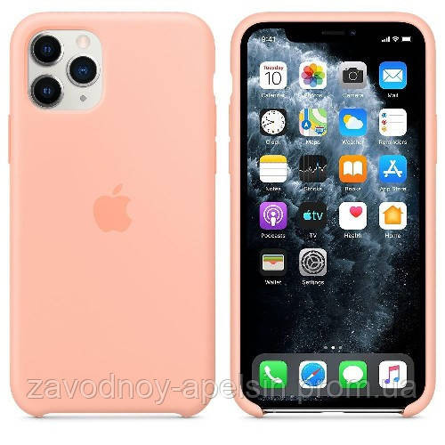 IPhone 11 pro max Чохол Silicone Case MXW02FE/A (Grapefruit) Одеса - фото 1