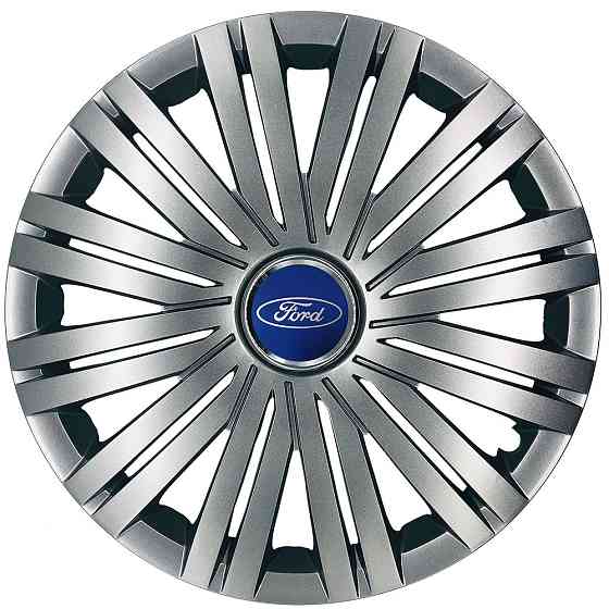 Автомобильные модельные колпаки R17 Ford 502 4шт, SJS, серебряные Винница